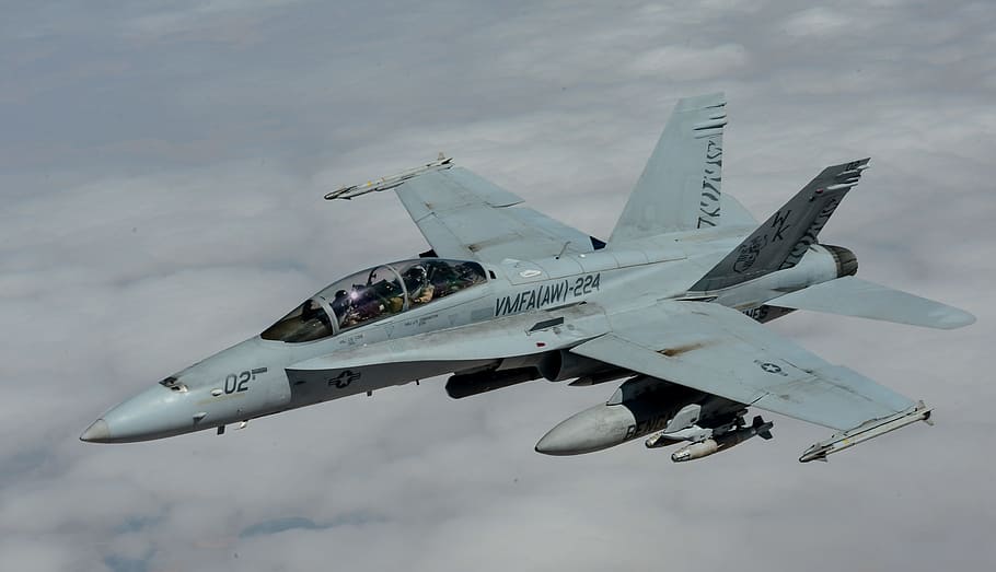f a-18 hornet, usmc, united states marine corps, marines, aviation, aircraft, jet, fighter, air vehicle, airplane