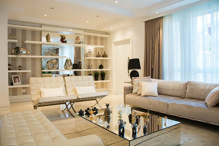 sofa, set, coffee table, shelf, home, luggage, casa cor, decoration, scenario, room