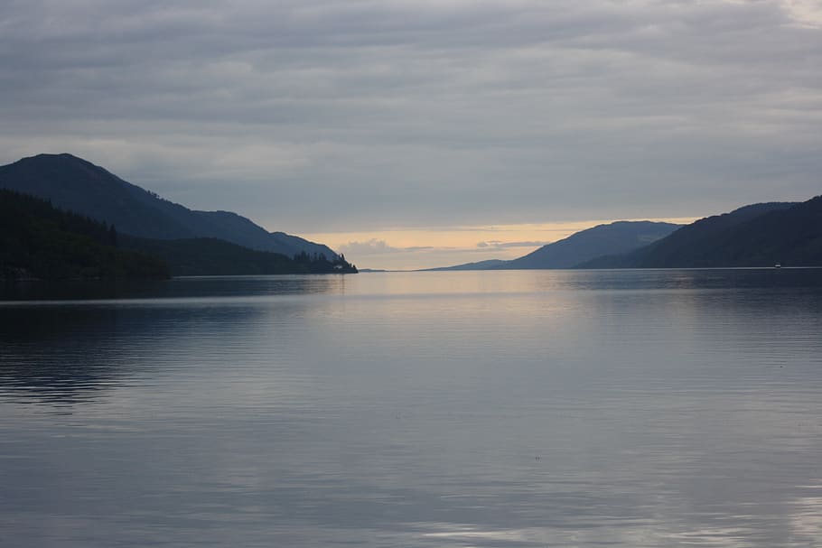 loch ness, lake, scotland, scottish, water, landscape, scenic, reflection, beauty in nature, sky