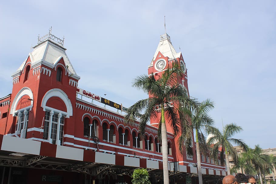 chennai, station, tamil nadu, india, southern india, travel, train station, madras central, periyamet, railway