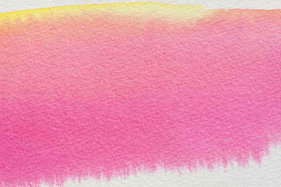pink, white, textile, watercolour, painting technique, soluble in water, not opaque, color, color sketch, yellow