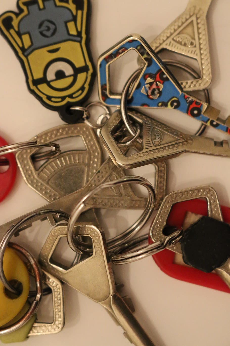 keys, migration, keychain, home, modification, indoors, human body part, one person, shoe, close-up