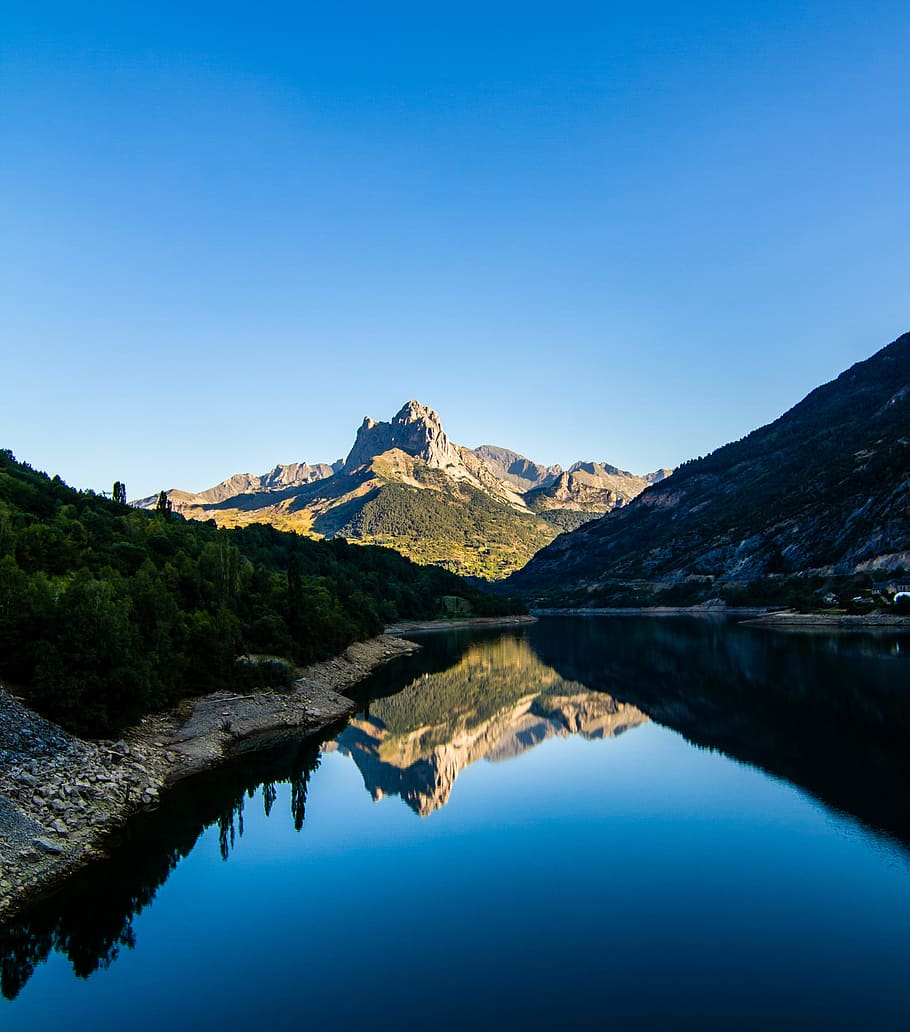 highlights, pyrenees, huesca, lake, water, pond, nature, landscape, mountain, mountaineering