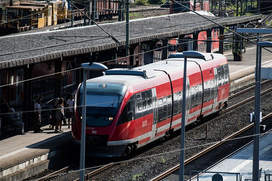 db, deutsche bahn, kereta api, kereta api regional, alat transportasi umum, tampaknya, lalu lintas kereta api, perjalanan, transportasi, koneksi