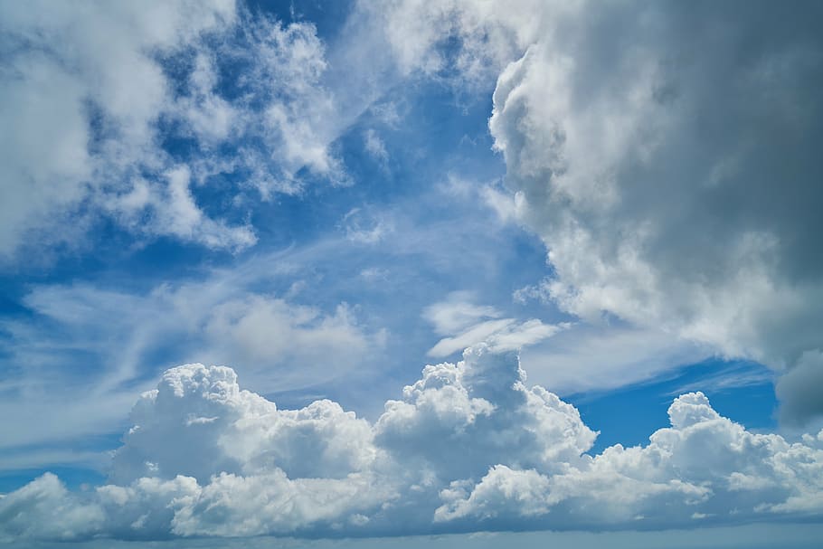 white clouds, clouds, blue, white, nature, landscape, cloud, sky, background, texture