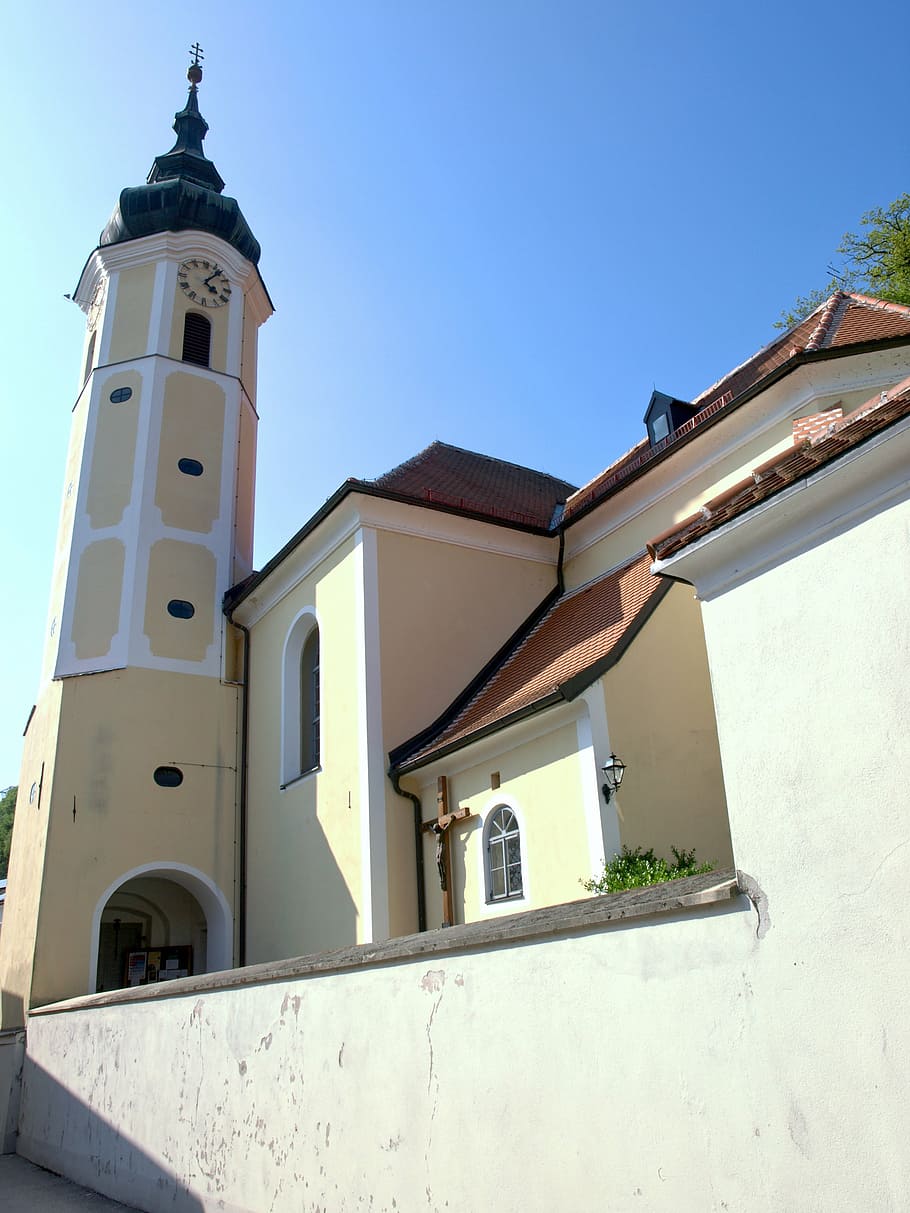 marbach, igreja paroquial, construção, religiosa, adoração, cristianismo, campanário, torre, pináculo, exterior