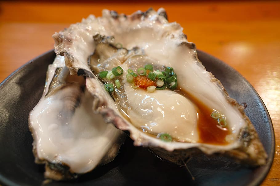 mussel shells, Restaurant, Cuisine, Food, Diet, Oyster, raw oysters, japanese food, japan food, gourmet