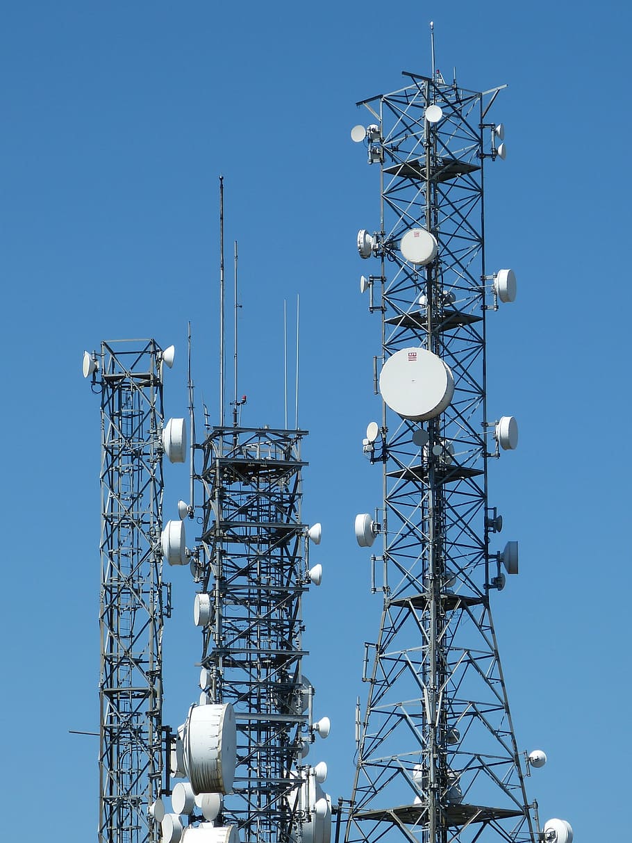 antena, torre, telefone móvel, telecomunicações, enviar, mastro, torre de transmissão, comunicação, telefone, conexão