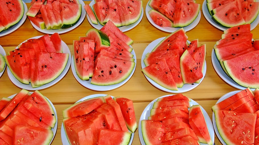 sliced, watermelon fruit lot, watermelon red, fruit, sliced melon, watermelon, melons, food, red, freshness