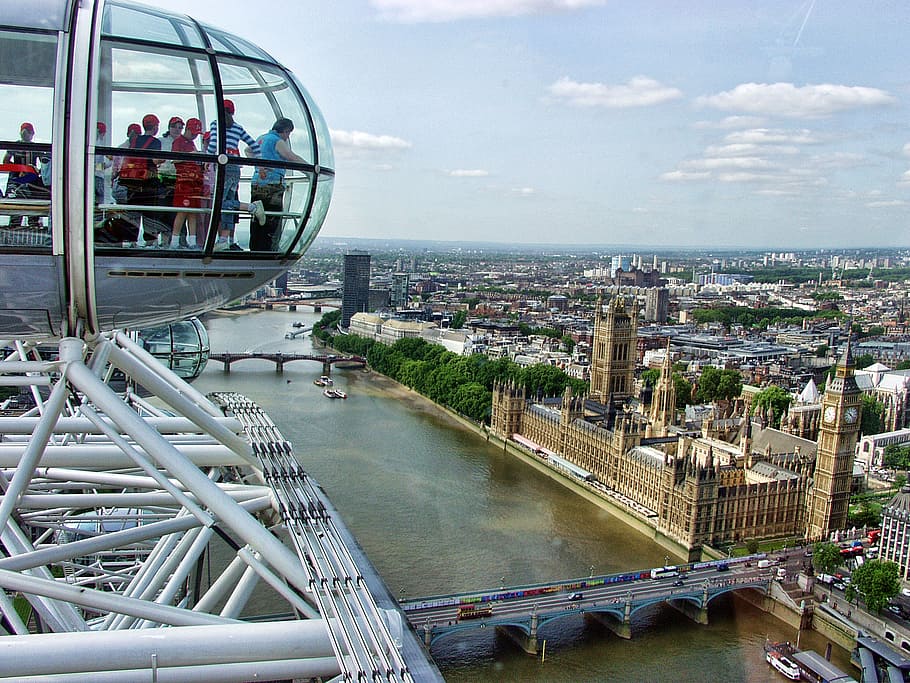 london, eye, westminster, thames, england, city, travel, landmark, river, britain