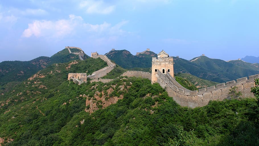 gran muralla, china, jinshanling, beijing, la gran muralla, el paisaje, gran muralla china, china - asia oriental, jinshangling, muro - característica del edificio