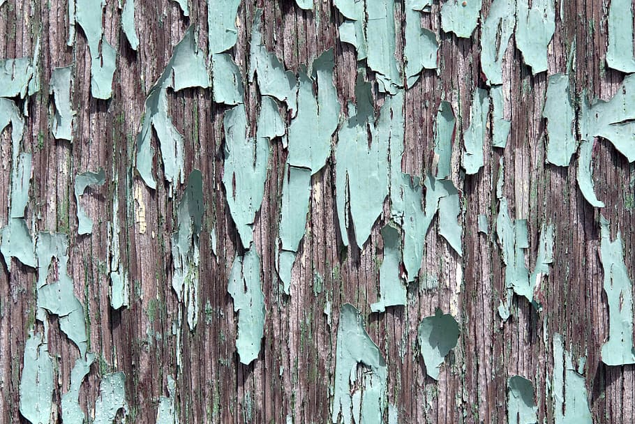 green painted wall, texture, peeling, paint blue, old, weathered, backdrop, surface, cracked, wooden
