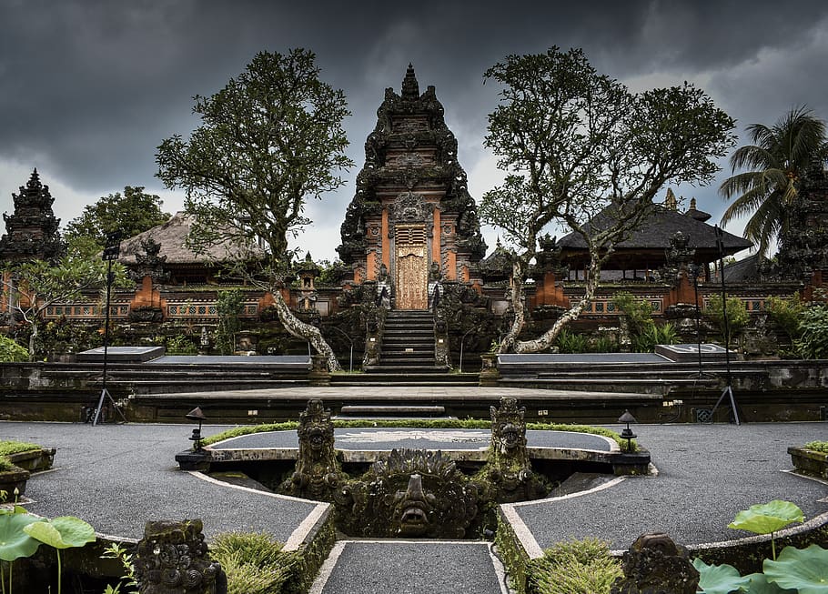 hiker, traveler, bali, indonesia, trip, holidays, the way, relax, people, temple