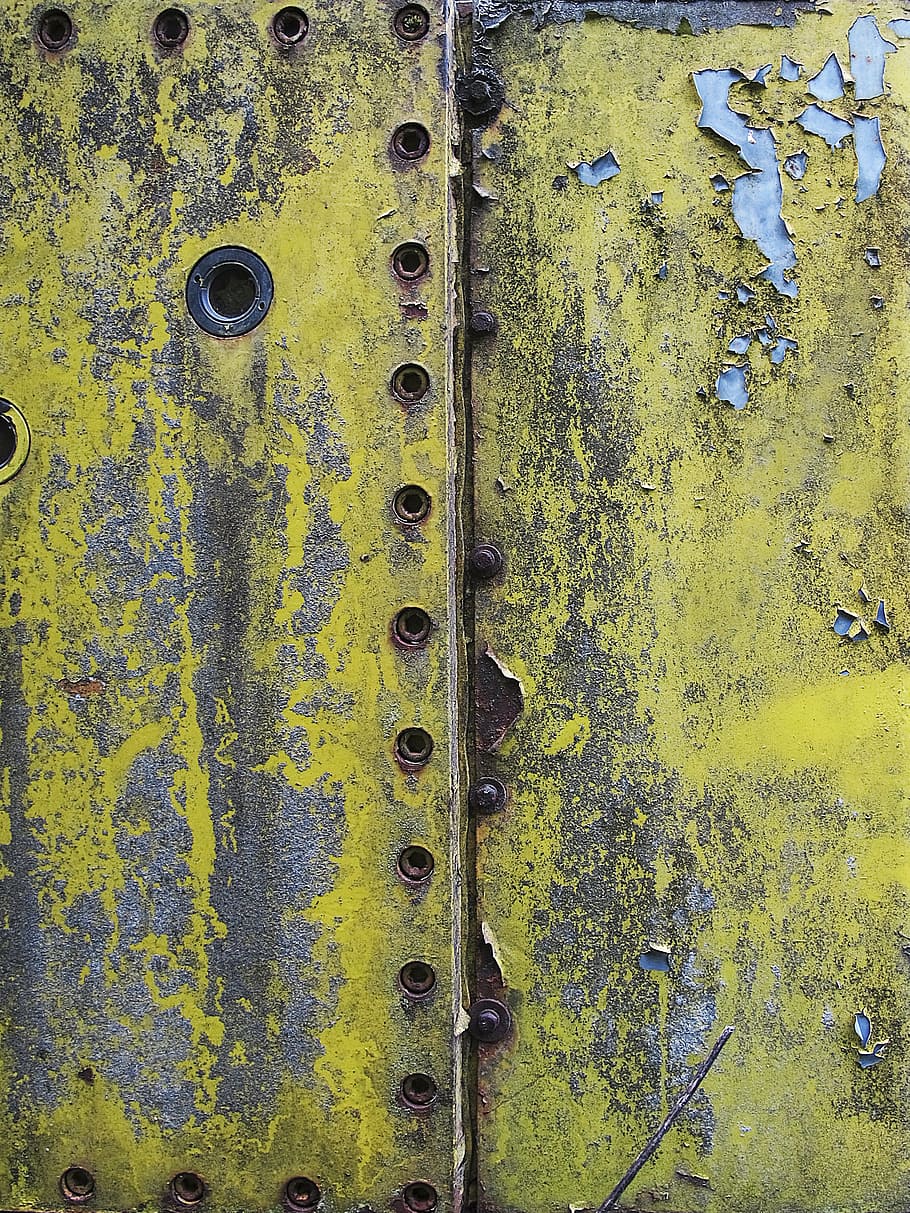 panel, riveted, excavators, background, rusty, metal, detail, structure, pattern, weathered