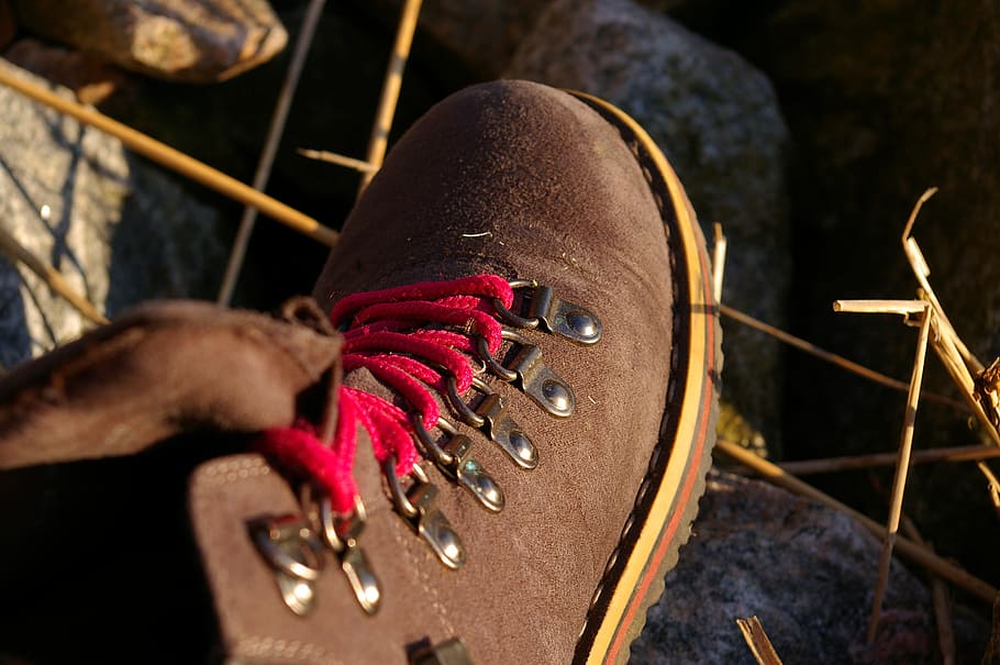 sepatu, trekking, lubang tali, sol sepatu tali sepatu, sepatu hiking, sepatu renda, tali sepatu, ikat, sepatu dasi, tur sepeda