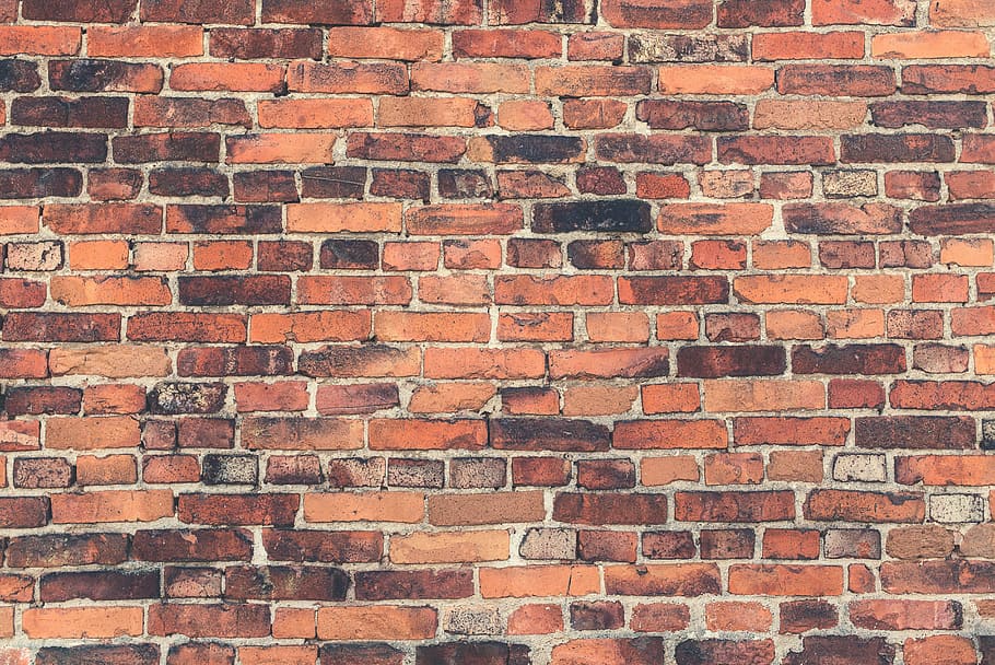 brown, concrete, brick wall, maroon, bricks, wall, texture, brick, backgrounds, architecture