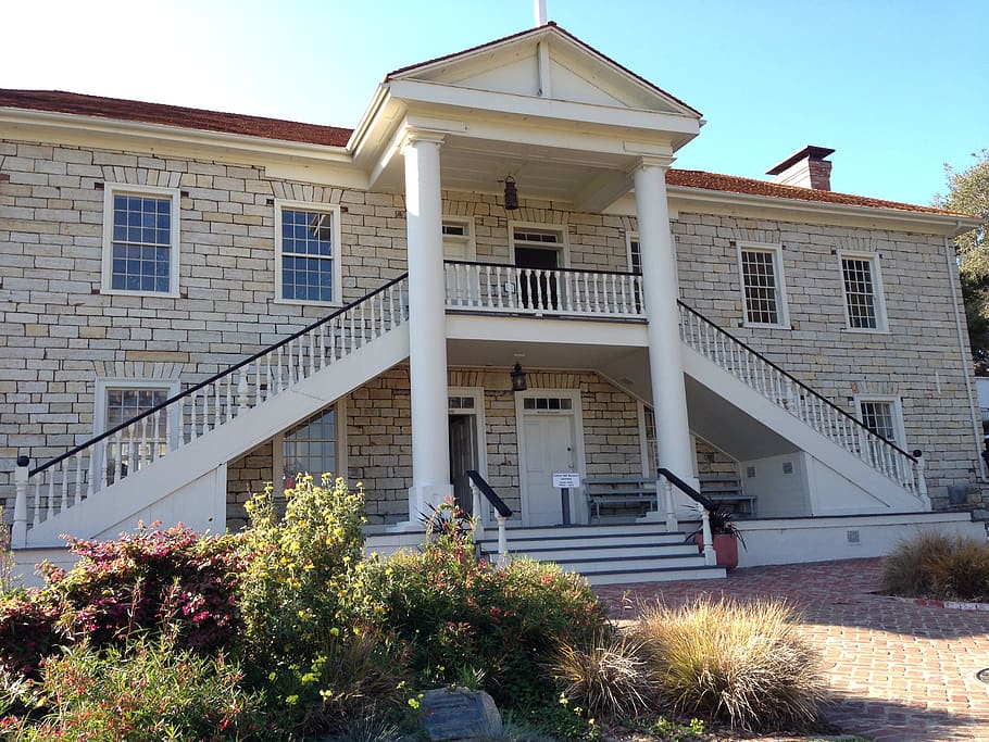 Colton Hall, Monterey, California, historia, gobierno, histórico, edificio, hito, colonos, arquitectura