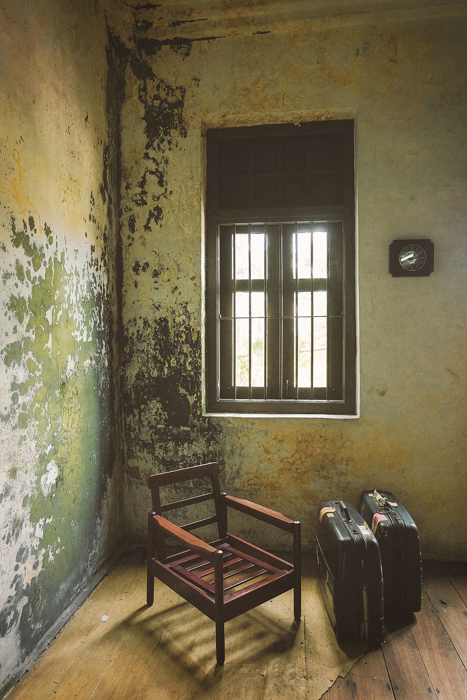 veterans day, background, house, old, window, chair, luggage, vintage, film, indoors