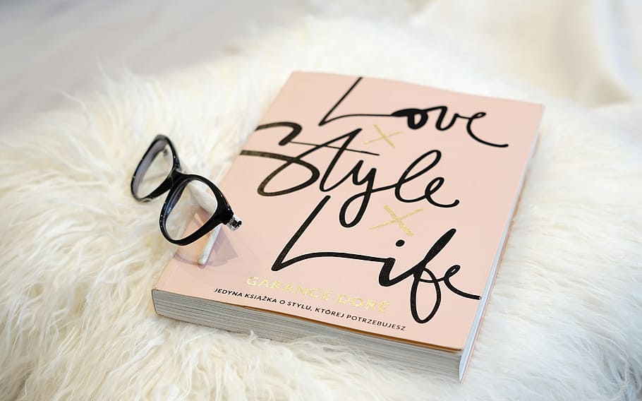 черный, очки, книга о стиле жизни, бумага, бизнес, документ, письмо, книга, жизнь, стиль