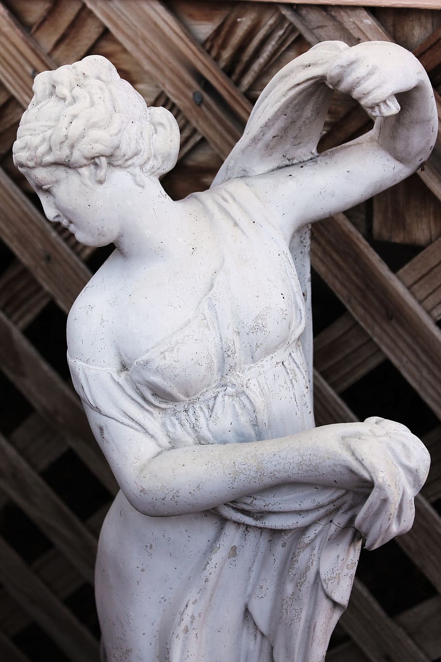 statue, sculpture, stone, woman, female, garden, ancient, symbol, lady, beauty