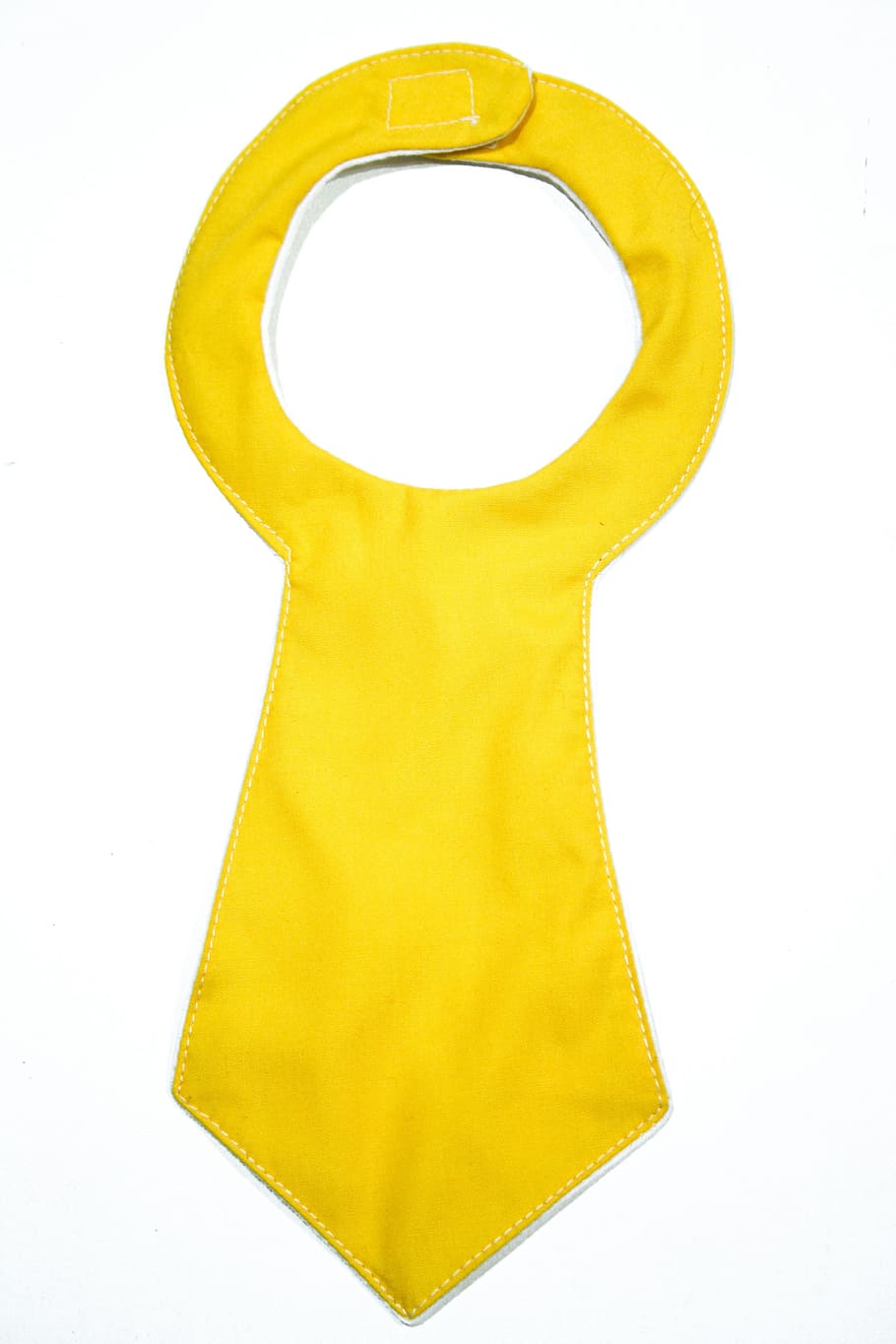 Bib, Bandanas, Accessory, Bebe, yellow, white background, cut out, adhesive tape, paper, blank