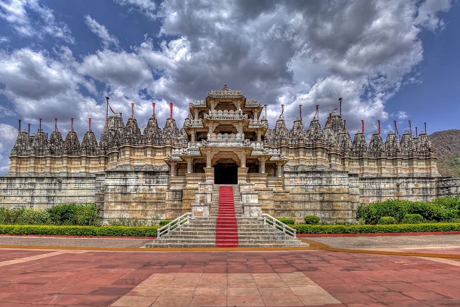 ranakpur, jain, Candi, rajasthan, India, warisan, Monumen, Arsitektur, perjalanan, amazingindia