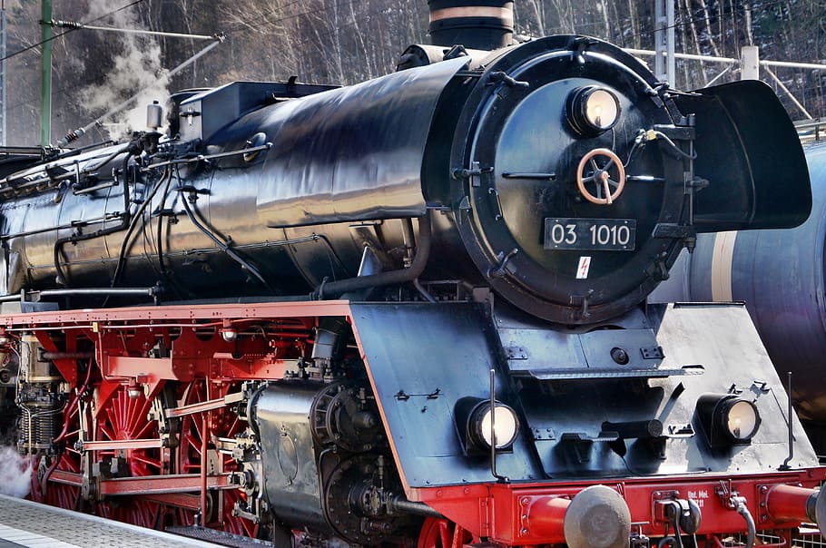 photography, black, steam, powered, Steam Locomotive, Train, loco, out of date, engine, steam powered