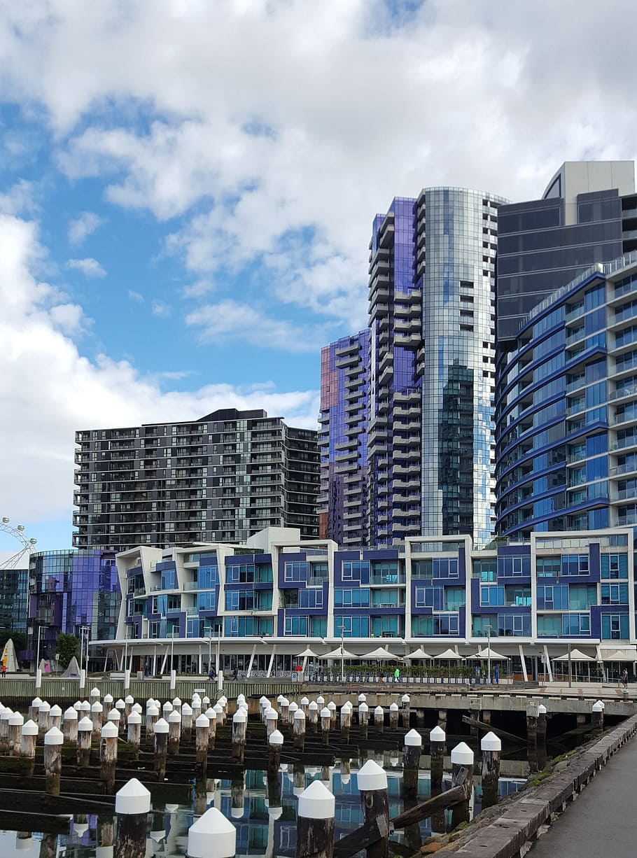 Melbourne, Victoria, Australia, exterior del edificio, estructura construida, arquitectura, ciudad, nube - cielo, cielo, edificio