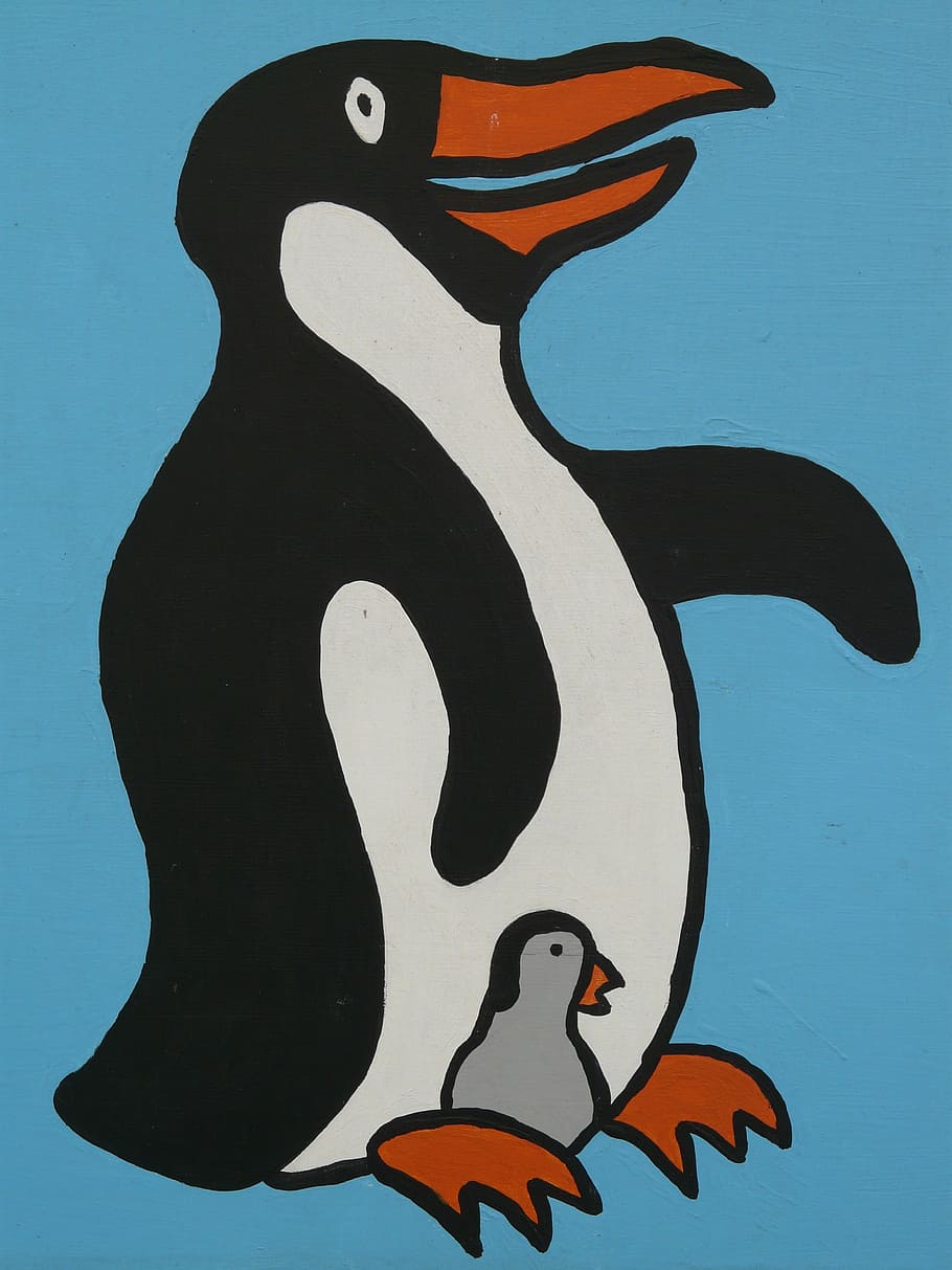 ペンギン コミック 図 画像 ペイント 漫画のキャラクター ドローイング 面白い 動物 陽気 Pxfuel