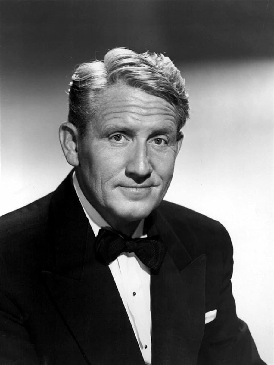 spencer tracy, actor, vintage, movies, motion pictures, monochrome, pictures, cinema, hollywood, black And White