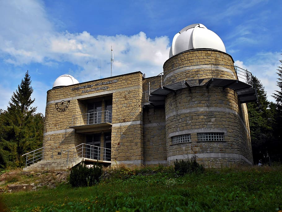 o observatório, Observatório, observação do céu, montanhas, beskids, polônia, lubomir, celebridades, observando as estrelas, observatórios