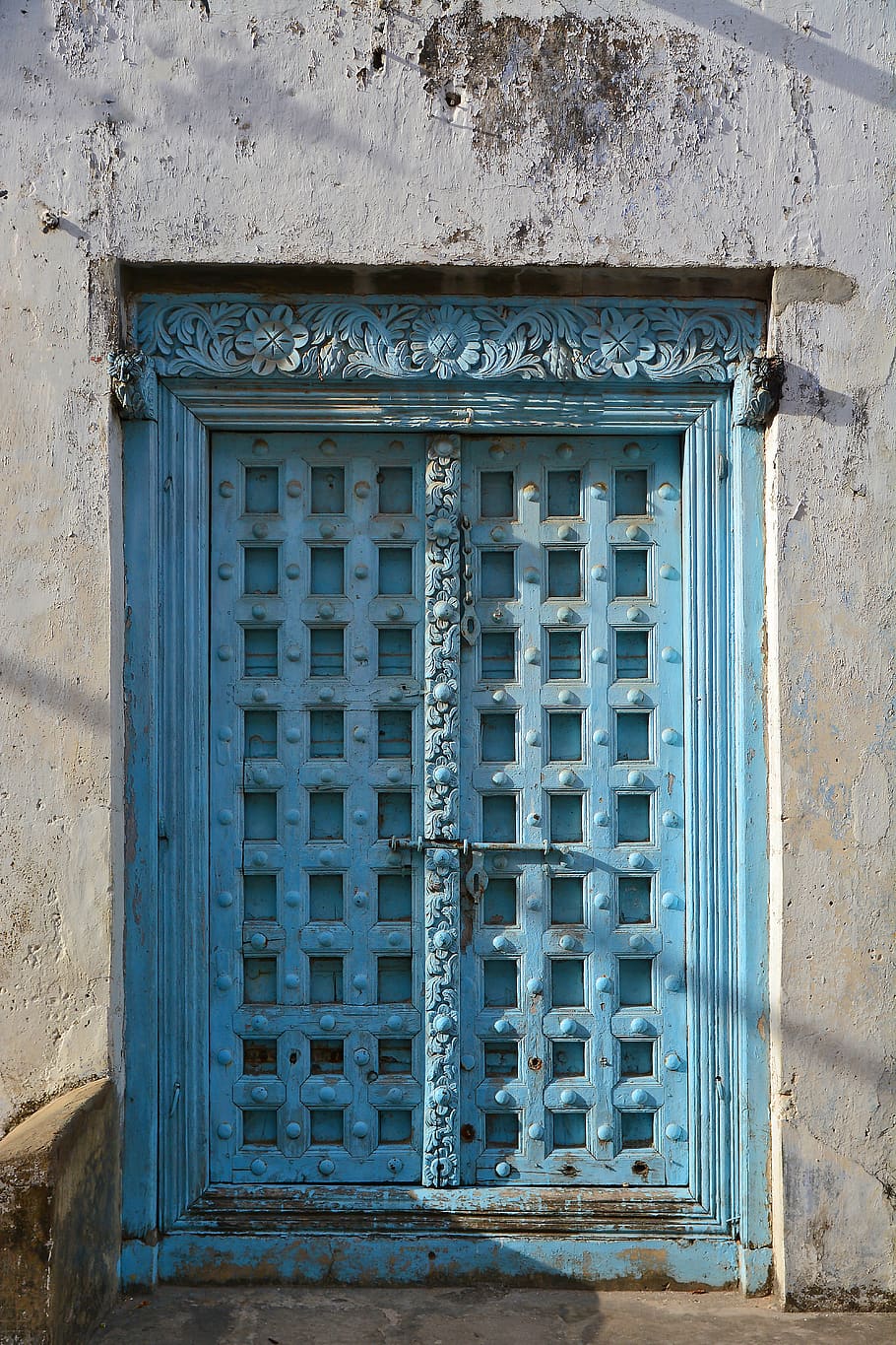 porta, porta de madeira, Zanzibar, África, Cidade de pedra, Tanzânia, cultura, ornamento, decoração, Árabe