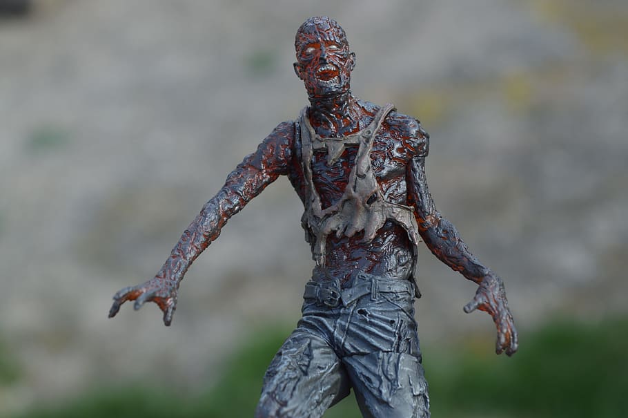 selective, focus photography, zombie, selective focus, photography, the walking dead, undead, monster, dead, death