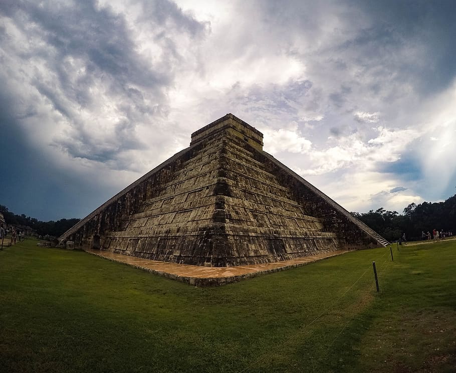 mexico, pyramid, tourism, maya, ruins, old, culture, aztec, civilization, temple