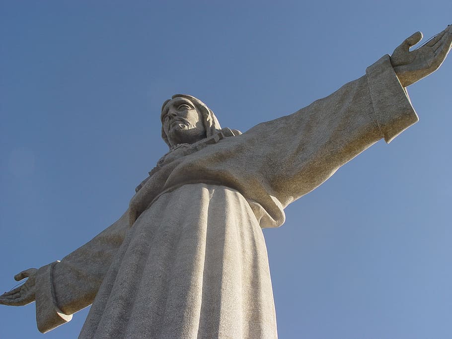 キリスト, コルコバード, ブラジル, キングキリスト, アルマダ, 記念碑, 建築, 歴史的遺産, 都市, ポルトガル