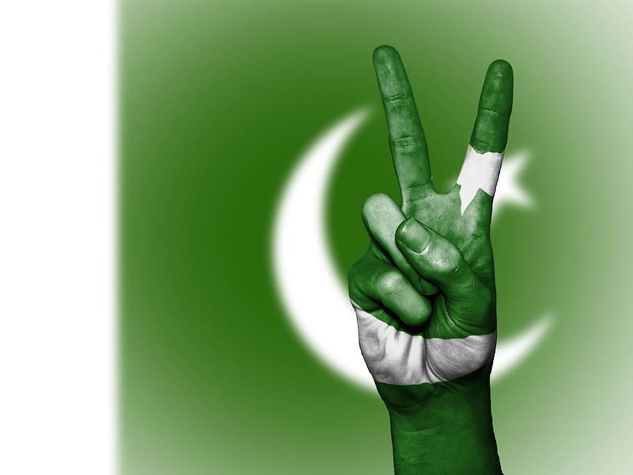 orang, gerakan tangan damai, bendera, latar belakang kalkun, Pakistan, Perdamaian, Tangan, Bangsa, latar belakang, spanduk