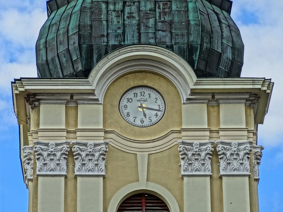 bydgoszcz, san nicolás, torre, campanario, polonia, barroco, iglesia, religioso, edificio, cristiano