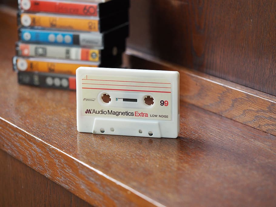 casette, compact casette, cassette, analog, tape, music, retro, stereo, recording, magnetband