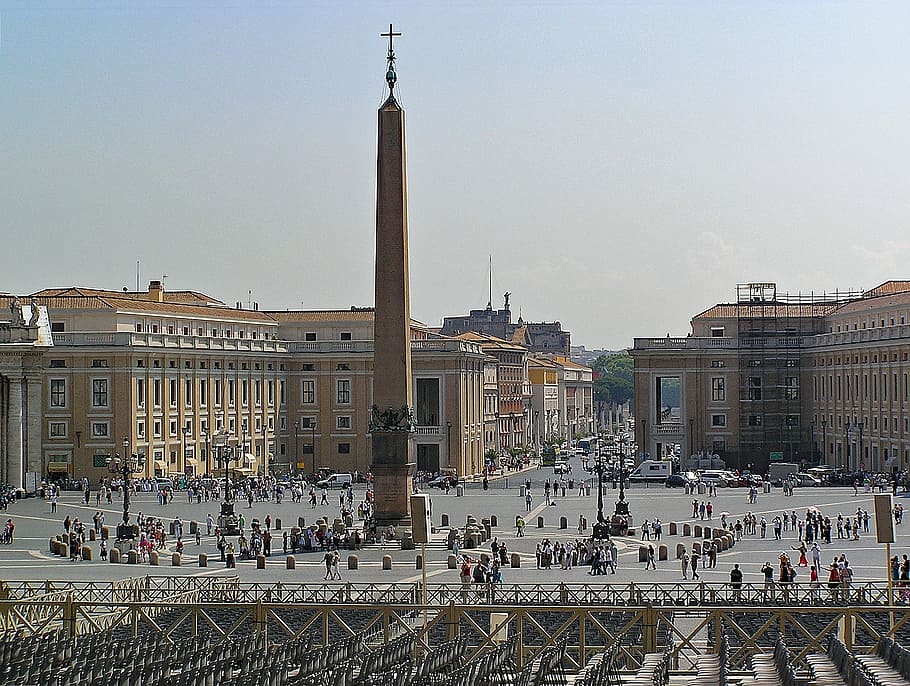Plaza de San Pedro, Roma, Vaticano, Europa, iglesia, fe, religión, papa, punto de referencia, lugares de interés