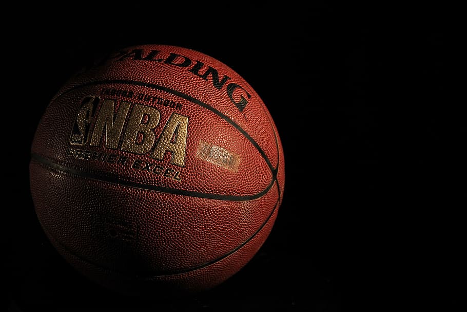 laranja, preto, basquete spalding, basquete, bola, esporte, jogo, rodada, jogar, basquete - bola