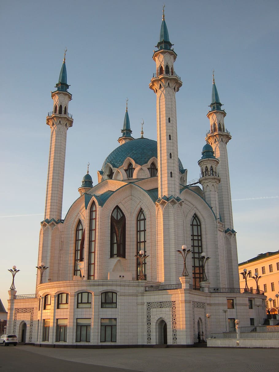 Kul, Sharif, Mosque, Church, Kazan, kul-sharif mosque, russia, places of interest, building, architecture
