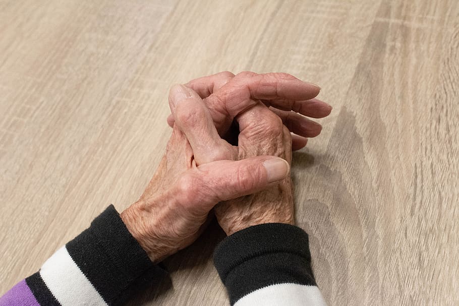 hand, woman, adult, hands, elderly, self-reliance, loneliness, werkhanden, lived, old woman