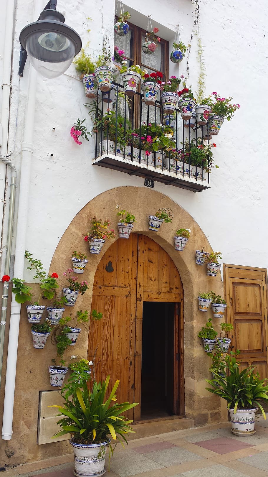 spain, house, flowers, javea, europe, spanish, architecture, building, summer, travel