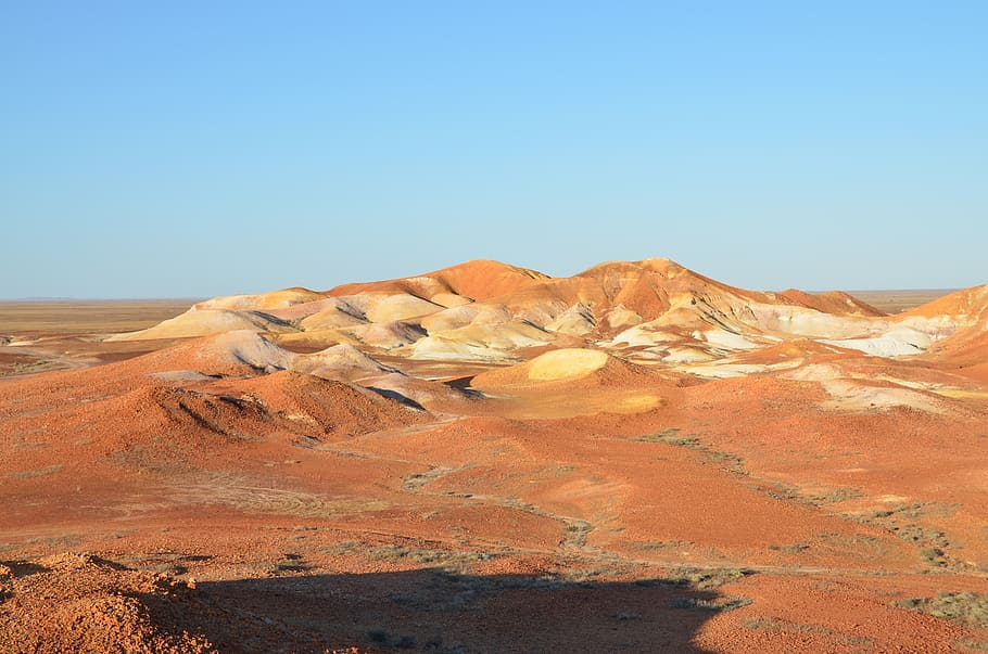 the breakaways, desert, outback, breakaways, landscape, sand, australia, coober, pedy, arid