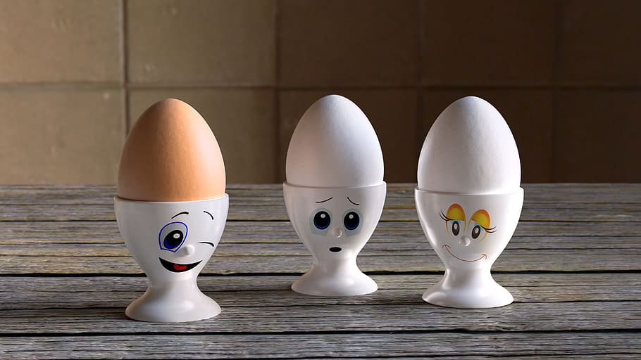 세, 계란, 둥근, 흰색, 선반, 부엌, 진정, 라이벌, 3d, 믹서기