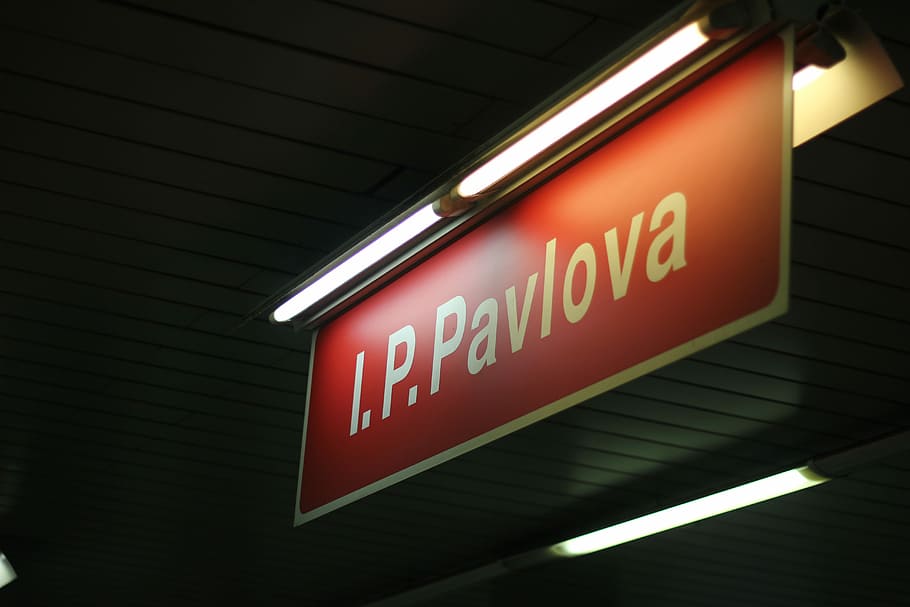 Praga, Metro, Pavlova, texto, iluminado, noche, símbolo de flecha, comunicación, neón, letrero