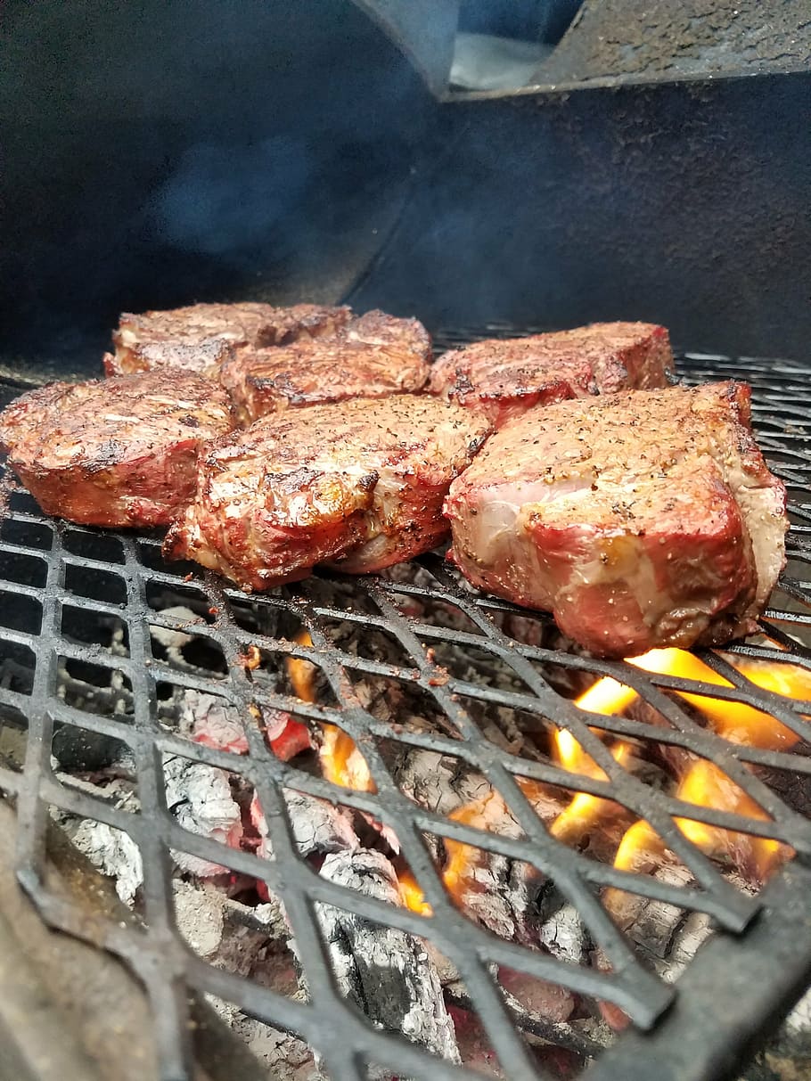 meat, steak, grill, barbecue, beef, meal, tenderloin, food, grilled, juicy