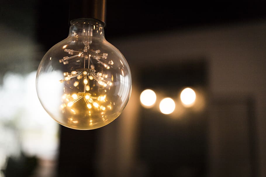 light bulb, shallow, focus photography, light, bulb, electric, light bulbs, light bulb idea, idea, electricity