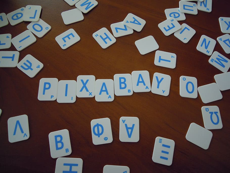 pixabay, board game, hangman, letters, words, scrabble, game, board, guess, play