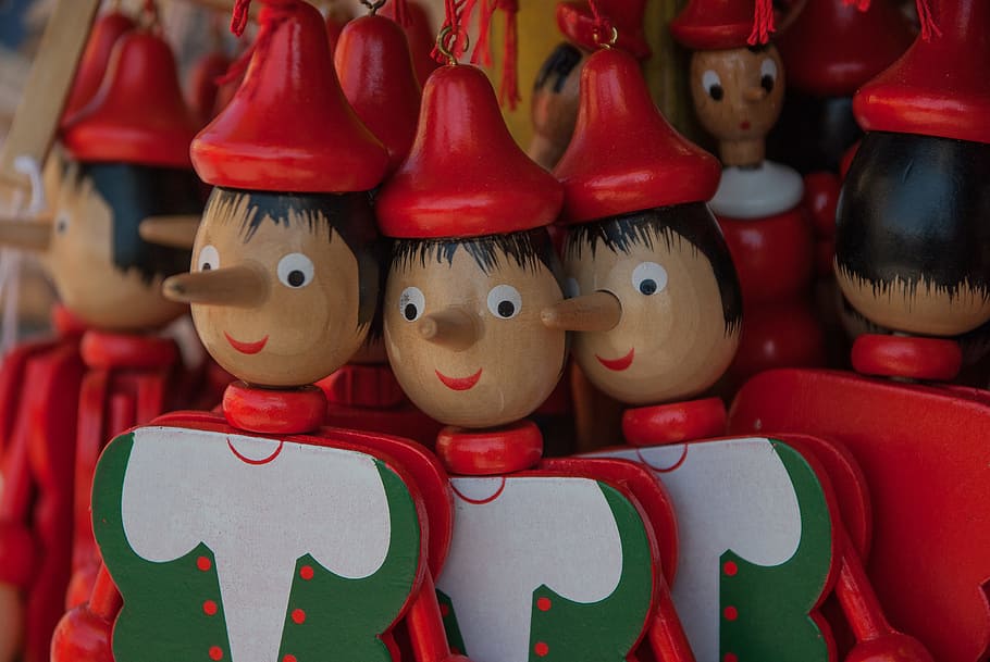 Italy, Pinocchio, Puppet, Conte, red, toy, cultures, store, retail, variation
